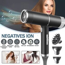 Profi Haartrockner 1000W Ionen Föhn Luftstyler Haartrockner Multi-Haarstyler Fön