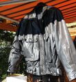 Klassische schwarze Lederjacke Bikerstil Retrodesign Gr.50