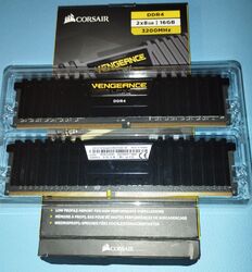 Corsair Vengeance LPX 16GB 3200MHz 2x8GB DDR4 DRAM Speicherkit - Schwarz...