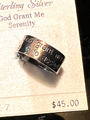 45 $ Einzelhandel Sterlingsilber 925 "God Grant Me Serenity Ring, Größe 7, neu mit Etikett