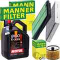 MANN INSPEKTIONSPAKET+MOTUL 5W-40 MOTORÖL passend für RENAULT KADJAR 130-140 PS