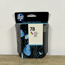 HP Original 78 C6578D dreifarbige Tintenpatrone verpackt versiegelt Garantie Ende Juni 2011