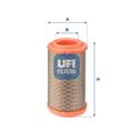 Luftfilter UFI 27.756.00 Filtereinsatz für FIAT 126 500 110F 600 650