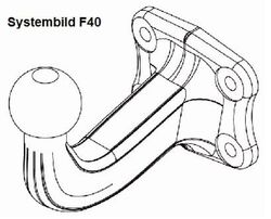 WESTFALIA Anhängebock, Anhängevorrichtung KIT F40 313376900113