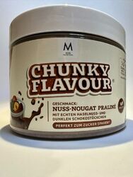 MORE Chunky Flavour,Nuss Nougat Praline- 250G ,Neu,Geschmackspulver Vegan