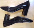 Damen Schuhe, Pumps, Marke Högl, Gr. 39, Lackschuhe, schwarz, Absatz ca. 7 cm