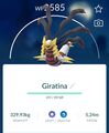 Pokémon Go Giratina 🩶 PoGo 💥