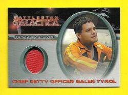 2006 Battlestar Galactica Staffel 1 Kostüm Karte CC11 Häuptling Galen Tyrol