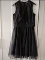 Esprit Kleid Schwarz 36 S Elegantes Abendkleid Abschlusskleid Partykleid Chiffon