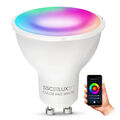 EYLA Leuchtmittel LED GU10 RGB+CCT Smart WLAN Lampe kompatibel mit Alexa Google