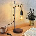 Retro Pendelleuchte 4-flammig Wandlampe Hängelampe Vintage Büro Esszimmer LED