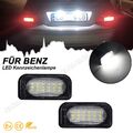 2x KENNZEICHENLEUCHTE LED KENNZEICHENBELEUCHTUNG FÜR MERCEDES C-KLASSE W203 W209