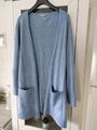 Betty & Co (= Betty Barclay) Strickjacke lang Longstrickjacke 46 Hellblau 