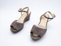 Gabor Damen Keilsandalette Sandalette Sandale Halbschuh Gr 37,5 EU Art 22460-55