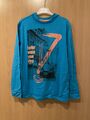 s.Oliver Jungen T-Shirt Langarmshirt Gr. 140 Blau