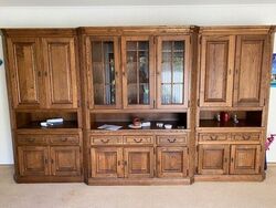 wohnzimmerschrank eiche massiv gebraucht