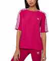 Adidas Originals Damen 3-Streifen Petite Crepe T-Shirt Bluse Top UVP £34 XS S