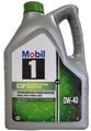 Mobil 1 ESP X4 0W 40 VW 51100,  Porsche C40 ACEA C3  Motoröl 5 Liter