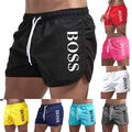 Herren Shorts Sporthose Badeshorts Kurzehose Badehose Schwimmshort Gesäßtasche