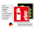 Feuerlöscher Brandschutzzeichen Symbol Aufkleber Schild Nachleuchtend ASR A1.3