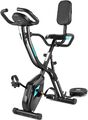 Heimtrainer Fitness Fahrrad Hometrainer mit APP Ergometer Trimmrad X-Bike 120kg