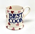 SELTENE EMMA BRIDGEWATER 25 JAHRE EB HERZEN TASSE "BEST COOK" LIMITIERTE AUFLAGE. NEU