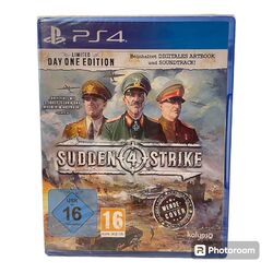 Sudden Strike 4 (Sony PlayStation 4, 2017) sealed, NEU + OVP