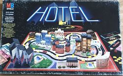 Hotel - MB Spiel Klassiker von 1986 - schwarze Ausgabe - TOP Zustand Selten RAR