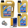 Motoröl Set 5W-30 LIQUI MOLY 7 Liter + Ölfilter + Schraube für BMW 3er 7er 730d