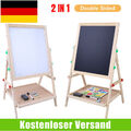 Kinder Tafel Holztafel Standtafel 2 in 1 Schultafel Schreibtafel Maltafel Holz