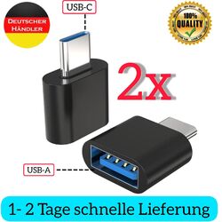 USB C auf USB A Adapter 3.0 OTG USB-Stick Samsung Xiaomi MacBook Buchse✅ Versand 1-2 Tage ✅ NEU ✅ Deutscher-Händler ✅ Qualität