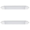 2x LED Linear Leuchte Unterbauleuchte 51cm Weiß IP65 15W 1200lm 4000K verbindbar