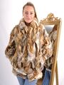 A4550 FUCHSJACKE ROTFUCHS JACKE ECHT PELZ PELZJACKE - REAL RANCH FOX FUR JACKET