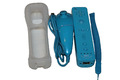 Original Nintendo Wii/WiiU Remote Motion Plus inside Controller Türkis+Nunchuck