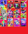 JUST DANCE - NINNINTENDO WII BÜNDEL 2 3 4 2018 2014 2017 2015 - ALLE TITEL AUFGEFÜHRT!