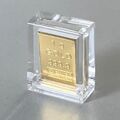 ESG Goldbarren 1 Gramm - 24 Karat 999,9 Gold geprägte in Luxus Barrenkapsel