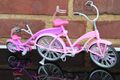 MATTEL BARBIE GH FAHRZEUG FAHRRAD + ANHÄNGER f. KIND BIKE + TANDEM STANGE RAD