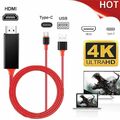 USB Typ-C auf HDMI Konverter Kabel Adapter 4K HD TV für Macbook Samsung Huawei