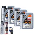 Motoröl 5W30 LIQUI MOLY 4L+MAHLE Ölfilter +Spülung +Cera Tec