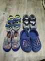 4 tlg. Set Superfit Outdoor Sandalen Schuhe Klettverschluss Jungen Blau Gr.26