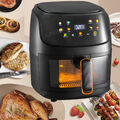 8L Heißluftfritteuse XXL Airfryer Fritteuse Heißluft Ofen Friteuse Digital 1800W