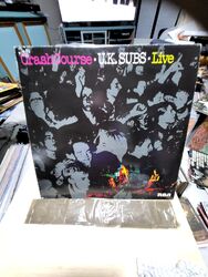 U.K. Subs: Crash Course- UK Subs Live, RCA-LP, 1 Kratzer, vg+/vg++