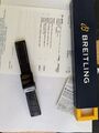 Orig BREITLING Alligatorleder-Kautschuk ARMBAND 22MM mit Faltschliesse