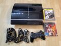 PS3 Konsole Fat Lady Piano Black 80GB mit Controller und 2 Spiele| PlayStation 3