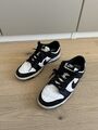 Nike Dunk Low Retro Panda schwarz weiß Leder Sneakers Gr. 43