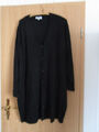 PETER HAHN Tolle hochwertige Long Strickjacke Schwarz Gr.52 neuwertig!