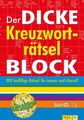 Der dicke Kreuzworträtsel-Block Band 15 