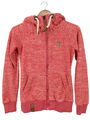 NAKETANO Kapuzensweatshirt Damen Gr. DE 34 pink Casual-Look