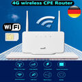 WLAN Router 4G LTE Wireless WiFi 300Mbps CPE Router SIM Karten mit 4 Antennen DE