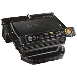 Tefal GC7128 OptiGrill+ Schwarz Elektro, Tisch Kontaktgrill Grillfunktion, An...